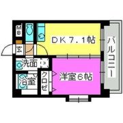 エクセル七隈の間取り画像