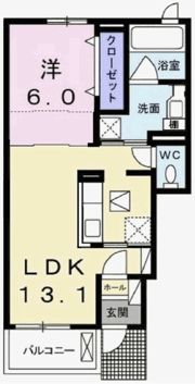 アイリスⅢの間取り画像
