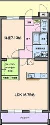 グランストーク富丘の間取り画像