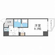 ビガーポリス224松ヶ枝町Ⅱの間取り画像
