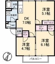 グレースフジ C棟の間取り画像