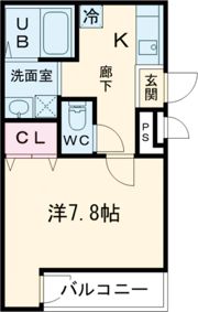 フジパレス堺北向陽町の間取り画像