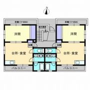 ロジュマン皆実の間取り画像