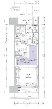 プレサンスグラン丸の内の間取り画像