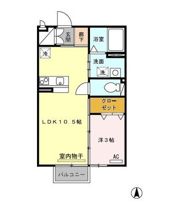 レセンテ花水木 Bの間取り画像