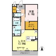 セジュール坪の内Ⅱの間取り画像