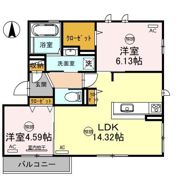 D-room茨木春日の間取り画像
