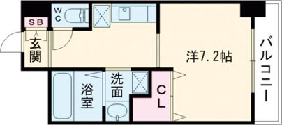レジデンス神戸グルーブHarberWestの間取り画像