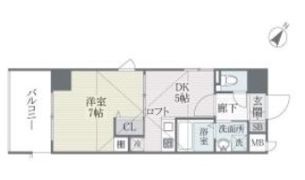 QREST博多東Ⅱの間取り画像