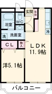 パークマンション旭駅前IIの間取り画像