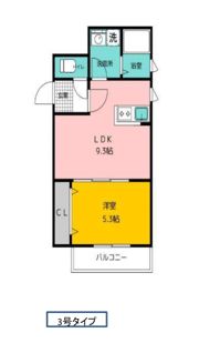 Clartvilla博多南（クラルテヴィラハカタミナミ）の間取り画像