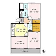コラージュみなみの間取り画像