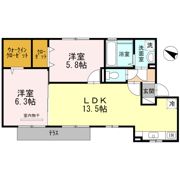 サンハイム常松の間取り画像