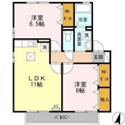 コンフォール竹松 Ⅲ棟の間取り画像