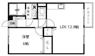 コーポモトカワⅡの間取り画像