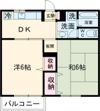 コーポハピネスの間取り画像