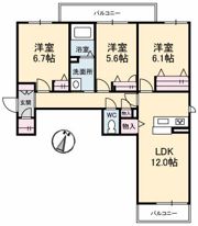 シャーメゾン宮下町の間取り画像