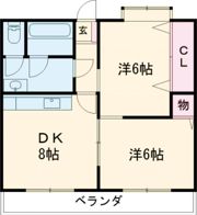 グリーンヒル花高の間取り画像