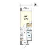 リビオメゾン西天満の間取り画像