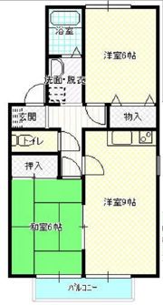 セジュールロージェ Ⅲの間取り画像