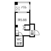 ビラカレッジ6の間取り画像