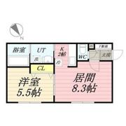 プレシェルト1条通の間取り画像