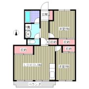 美原コープタウンD棟の間取り画像