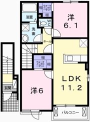 花咲館の間取り画像