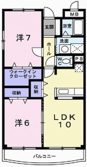 エレガント・北条の間取り画像