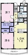 エレガント・北条の間取り画像