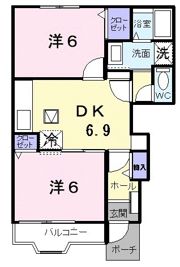 ベルフラワーの間取り画像