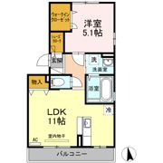 サルド セジュールの間取り画像