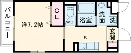 ラ・シック黒髪の間取り画像