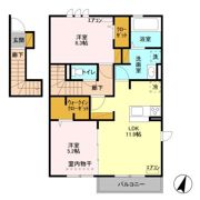 アファービレ Bの間取り画像