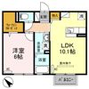 リッツ ハウス B棟の間取り画像