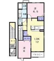 アヴニールAの間取り画像
