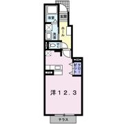 メリオル カザ Bの間取り画像