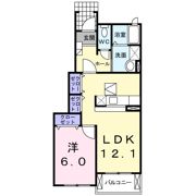 サンハイツ福知山Ⅰの間取り画像