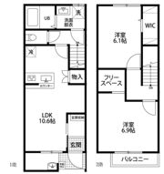 Maisonettepark 大道Ⅱ B棟の間取り画像