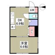 イワモトビル ホワイトコーポラスの間取り画像