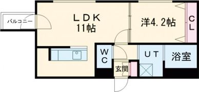 MOCA(モカ・豊平区)の間取り画像