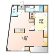 シーズンコート植田南の間取り画像