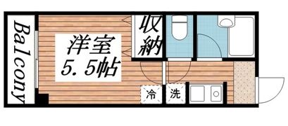 タミーハイツ本厚木の間取り画像
