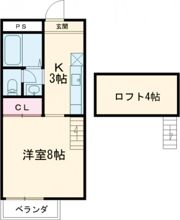 ロフトくまもと坂 Ⅱの間取り画像
