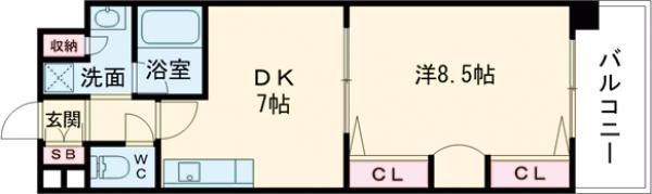 KAISEI新神戸の間取り画像