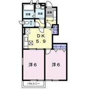 ファミールコートⅡ Bの間取り画像