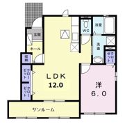 エクセリッシュ Aの間取り画像