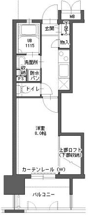 アクタス博多Vタワーの間取り画像