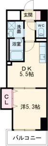 THE SQUARE・Central Residenceの間取り画像