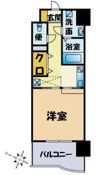 CAVANA天神の間取り画像